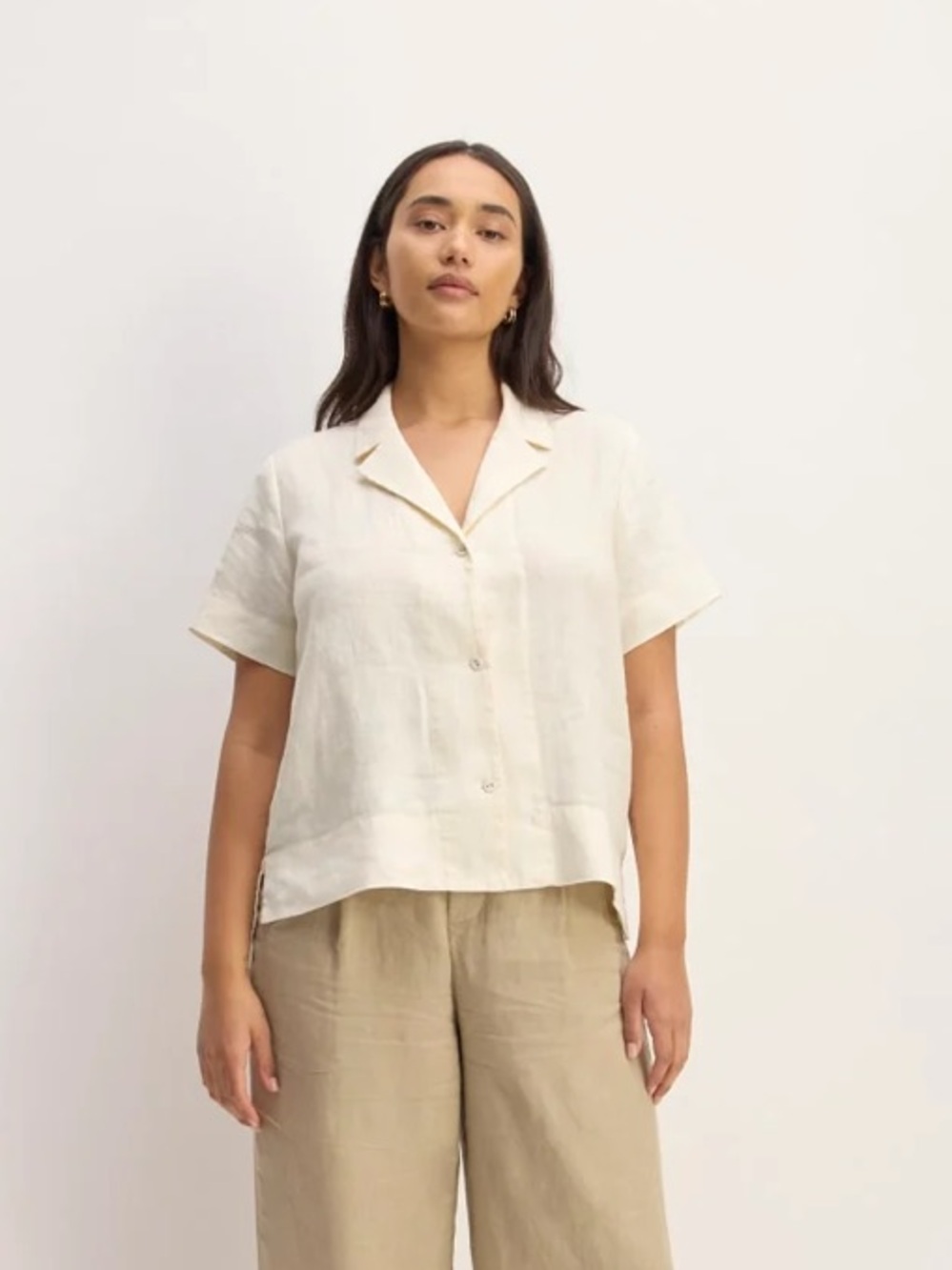 Everlane The Notch Shirt in 100% Linen